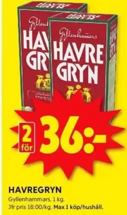 ICA Kvantum HAVREGRYN erbjuda