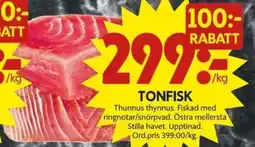 ICA Supermarket TONFISK erbjuda