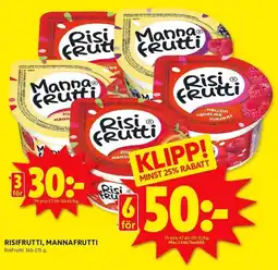 ICA Kvantum RISIFRUTTI, MANNAFRUTTI erbjuda