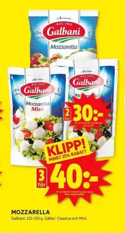 ICA Kvantum MOZZARELLA erbjuda