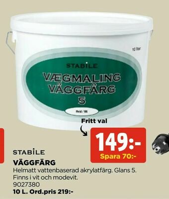 Jem&Fix Väggfärg erbjuda