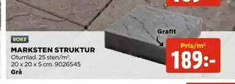 Jem&Fix Marksten struktur erbjuda