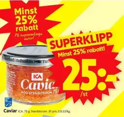 ICA Supermarket Caviar erbjuda
