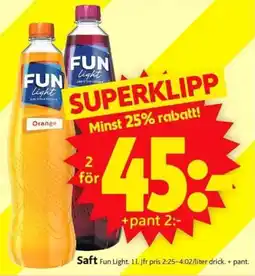 ICA Supermarket Saft erbjuda