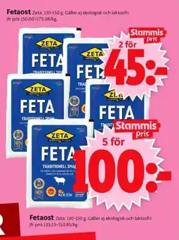 ICA Supermarket Fetaost erbjuda