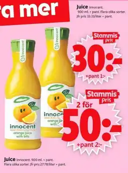 ICA Supermarket Juice erbjuda