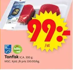 ICA Supermarket Tonfisk erbjuda