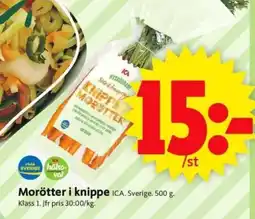ICA Supermarket Morötter i knippe erbjuda