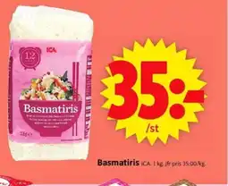ICA Supermarket Basmatiris erbjuda