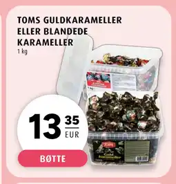 Scandinavian Park TOMS GULDKARAMELLER ELLER BLANDEDE KARAMELLER erbjuda