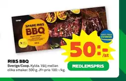 Stora Coop RIBS BBQ erbjuda
