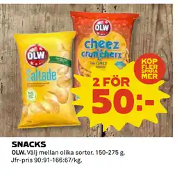 Coop SNACKS erbjuda