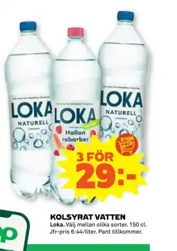 Stora Coop KOLSYRAT VATTEN erbjuda