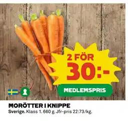 Coop MORÖTTER I KNIPPE erbjuda