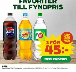 Coop Daglivs LÄSK erbjuda