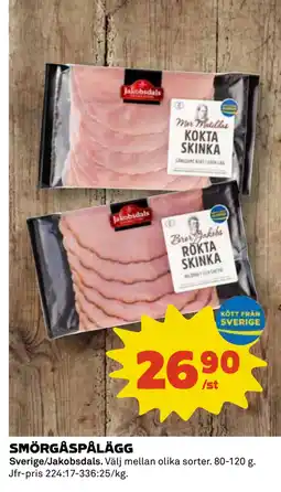 Coop Daglivs SMÖRGÅSPÅLÄGG erbjuda