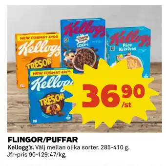 Coop Daglivs FLINGOR/PUFFAR erbjuda