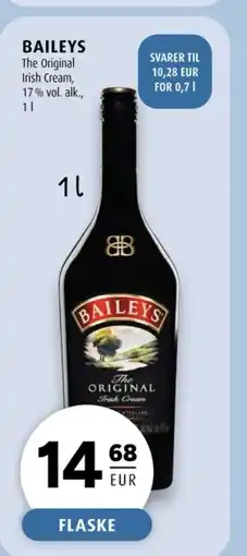 Scandinavian Park Baileys cafélikör erbjuda
