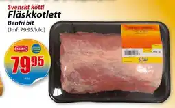 Extra Mjällby Stormarknad Fläskkotlett erbjuda