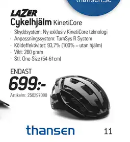 thansen Cykelhjälm erbjuda
