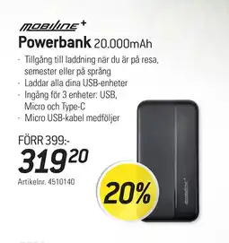 thansen Powerbank erbjuda