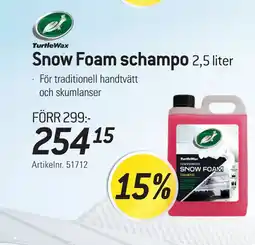 thansen Snow Foam schampo erbjuda