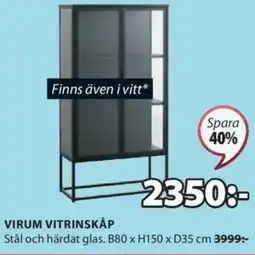 JYSK VIRUM VITRINSKÅP erbjuda