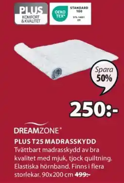 JYSK PLUS T25 MADRASSKYDD erbjuda