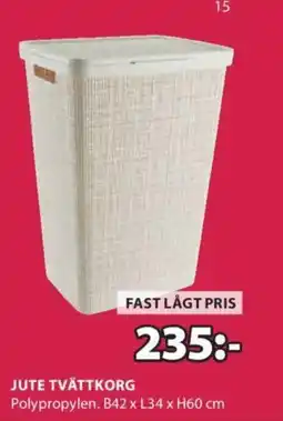 JYSK JUTE TVÄTTKORG erbjuda