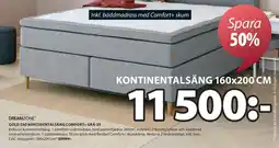 JYSK GOLD C60 KONTINENTALSÄNG COMFORT+ GRÅ-29 erbjuda