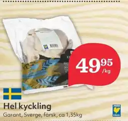 Hemköp Hel kyckling erbjuda