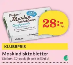 Hemköp Maskindisktabletter erbjuda