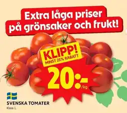 ICA Kvantum SVENSKA TOMATER erbjuda