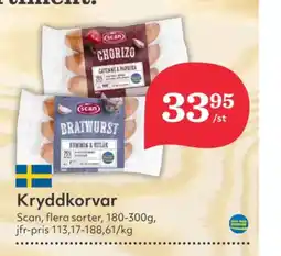Hemköp Scan bratwurst erbjuda