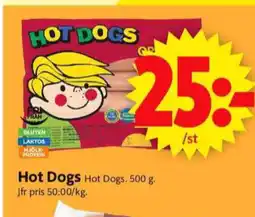 ICA Supermarket Scan hot dogs erbjuda