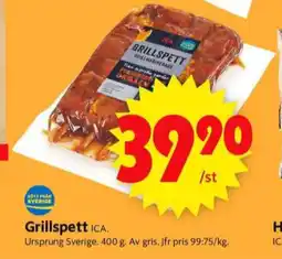 ICA Supermarket Ica grillspett erbjuda