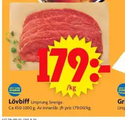 ICA Supermarket Ica lövbiff erbjuda