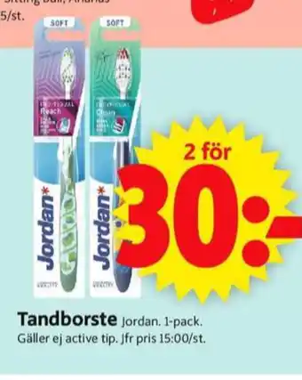 ICA Supermarket Jordan tandborste erbjuda