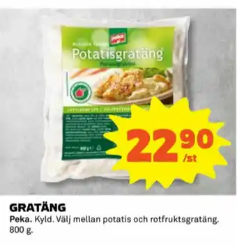 Coop Peka Rotfruktsgratäng erbjuda