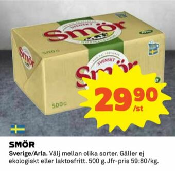 Coop Svenskt Smör Smör erbjuda