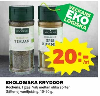 Coop Kockens Kryddor erbjuda