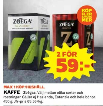 Coop Mollbergs Blanding Kaffe malet erbjuda