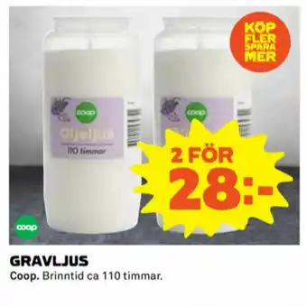 Coop Coop Gravljus erbjuda