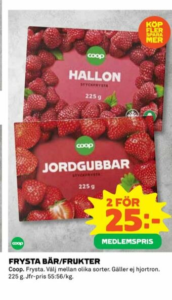 Coop Coop Frukt erbjuda