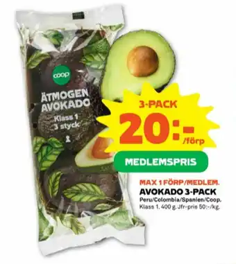 Coop Forum Coop Avocado erbjuda