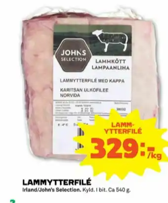 Johns Selection Lammytterfilé