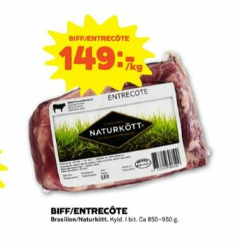 Coop Forum Naturkött Biff erbjuda