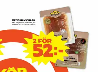 Coop Forum Zeta Serranoskinka erbjuda