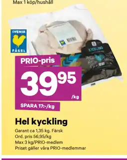 City Gross Hel kyckling erbjuda