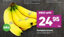 City Gross Ekologiska bananer erbjuda